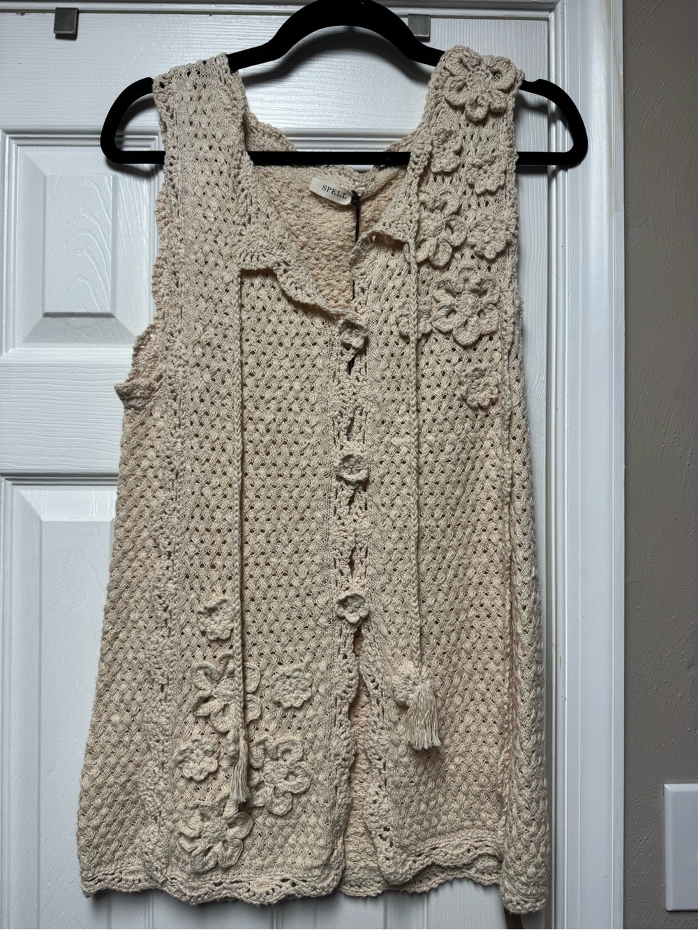 Spell NWT Paradise Found Vest - Sand Dune - Size XS - Picture 3 of 11